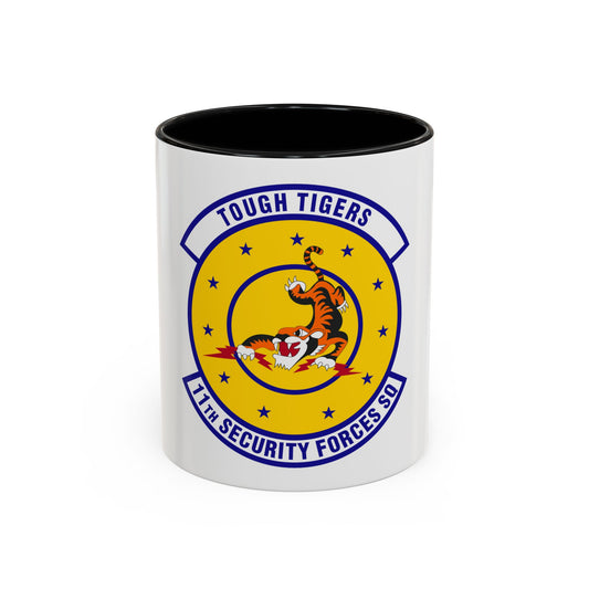 11 Security Forces Squadron USAF (U.S. Air Force) Accent Coffee Mug