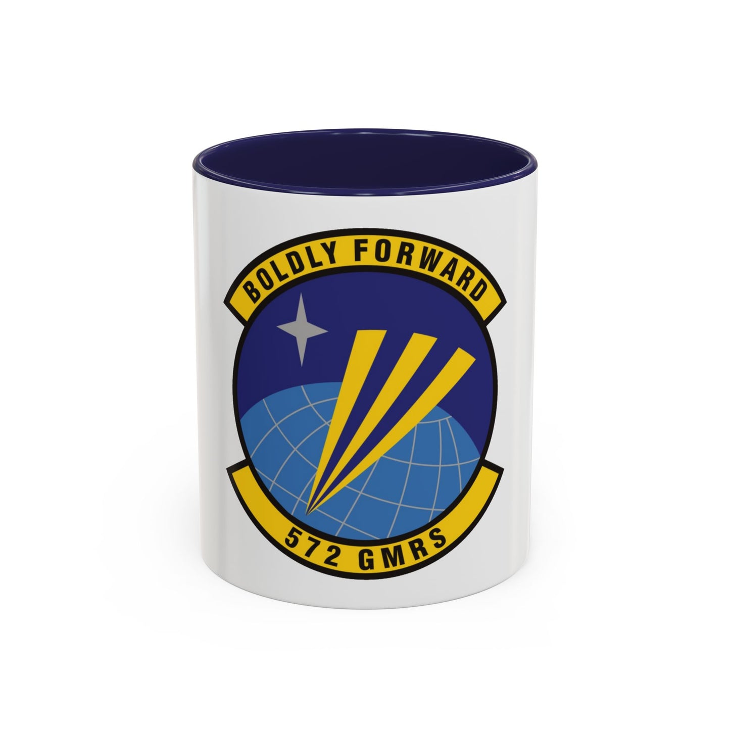 572d Global Mobility Readiness Squadron (U.S. Air Force) Accent Coffee Mug