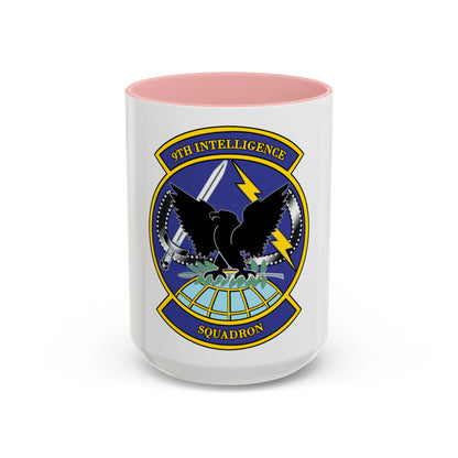 9th Intelligence Sq (U.S. Air Force) Accent Coffee Mug