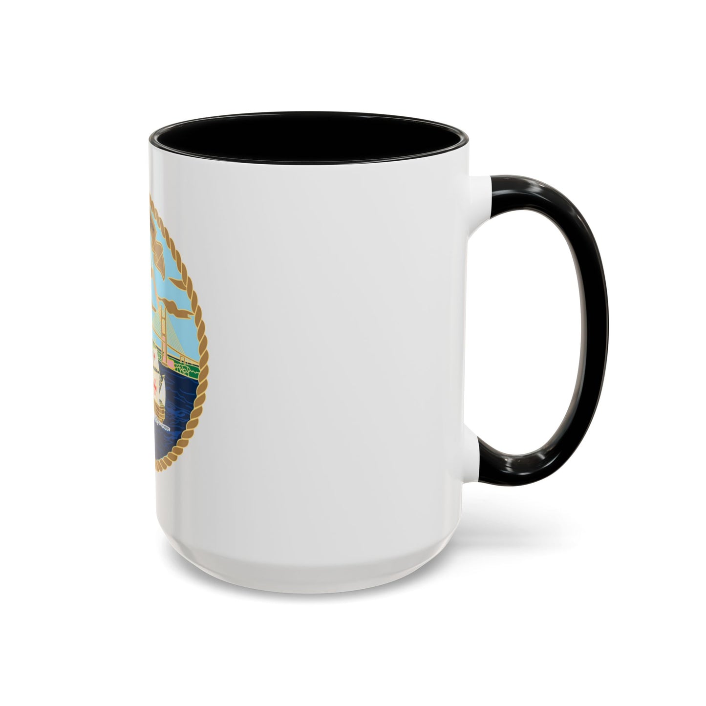 USCG Sector Jacksonville Bridge (U.S. Coast Guard) Accent Coffee Mug