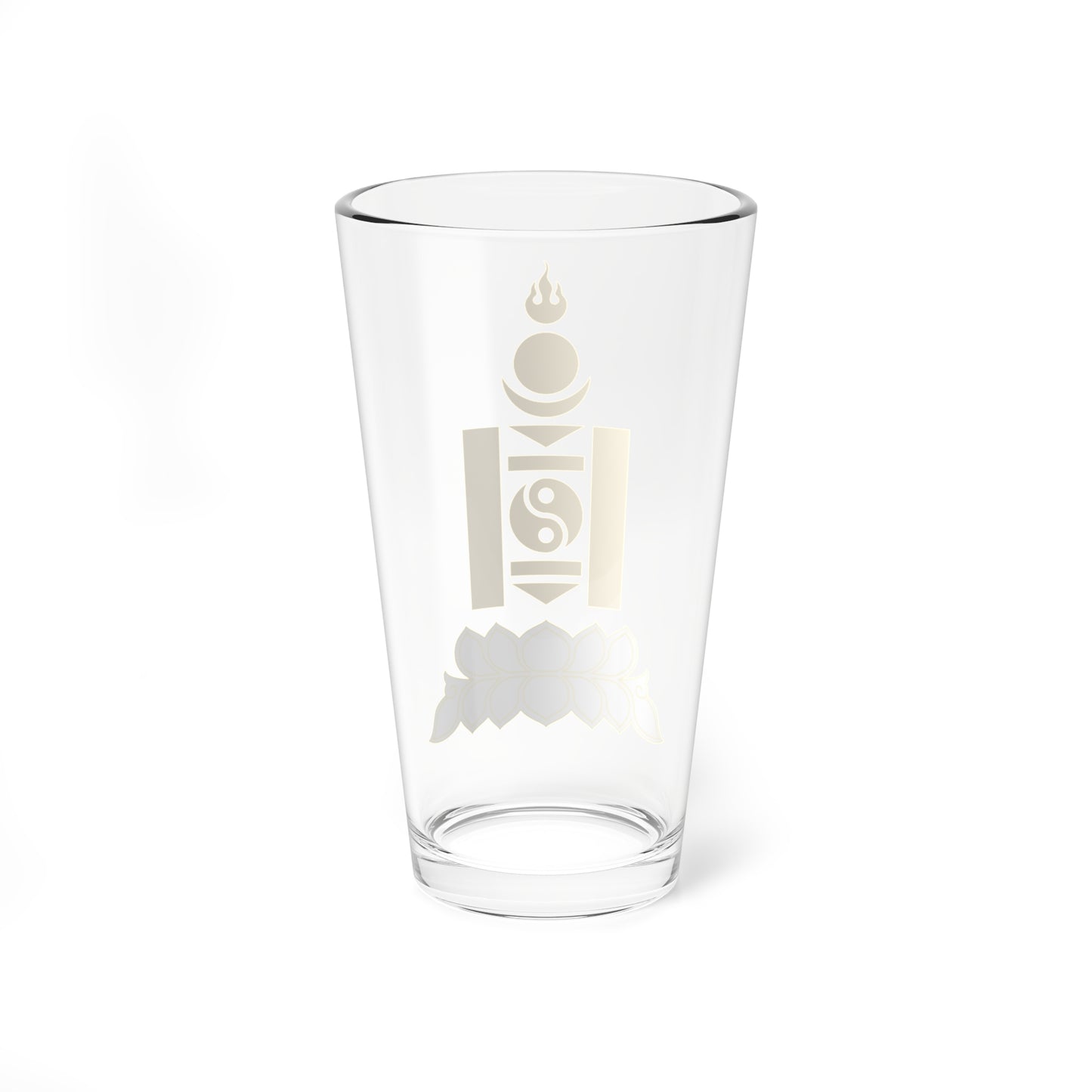 Emblem of the State Great Khural of Mongolia (Mongolia) (Coat of Arms) Pint Glass 16oz
