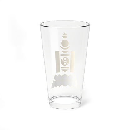 Emblem of the State Great Khural of Mongolia (Mongolia) (Coat of Arms) Pint Glass 16oz