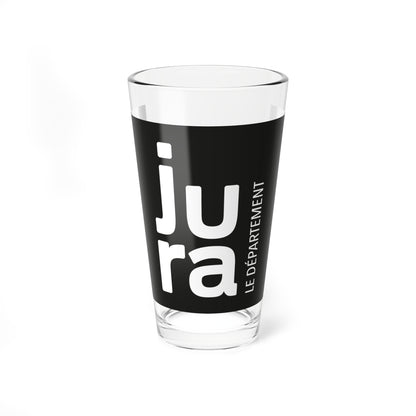 Flag of the Department of Jura (France) Pint Glass 16oz