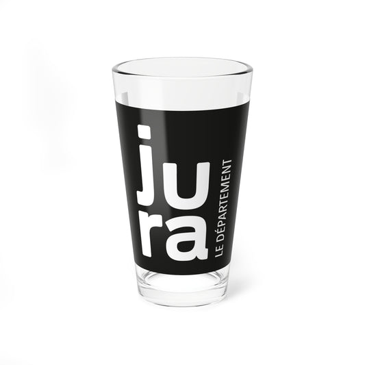 Flag of the Department of Jura (France) Pint Glass 16oz
