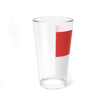 Flag of Canton of Solothurn (Switzerland) Pint Glass 16oz