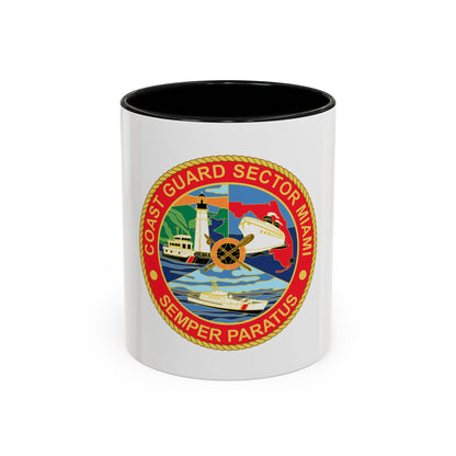 USCG Sector Miami (U.S. Coast Guard) Accent Coffee Mug