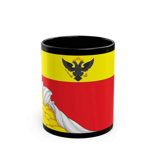 Flag of Voronezh Russia - Black Coffee Mug-11oz-Go Mug Yourself