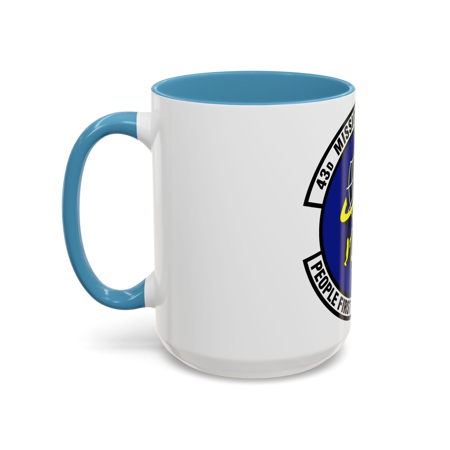 43d Mission Support Squadron (U.S. Air Force) Accent Coffee Mug