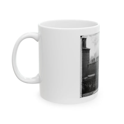 Washington, D.C. Adjusting The Ropes For Hanging The Conspirators (U.S. Civil War) White Coffee Mug
