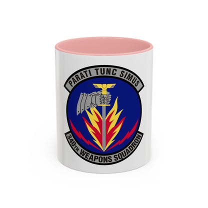 340th Weapons Squadron (U.S. Air Force) Accent Coffee Mug