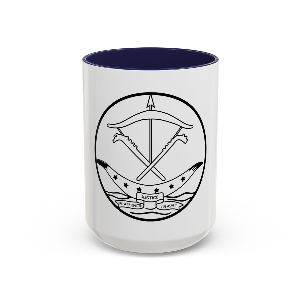 Seal of Dahomey - Accent Coffee Mug
