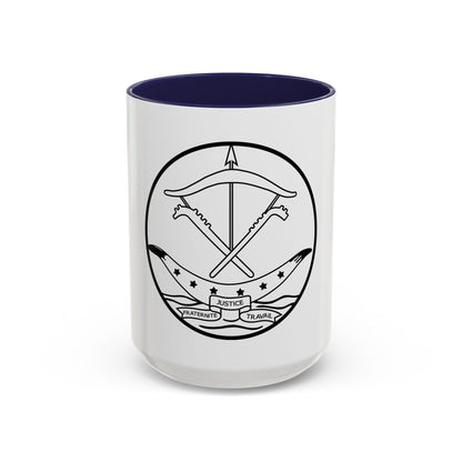 Seal of Dahomey - Accent Coffee Mug