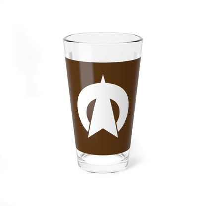 Flag of Omachi Nagano (Japan) Pint Glass 16oz