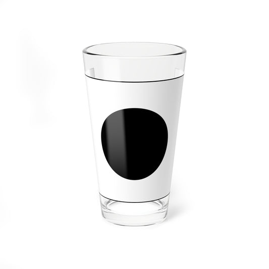 Flag of Japan monocrome (Japan) Pint Glass 16oz