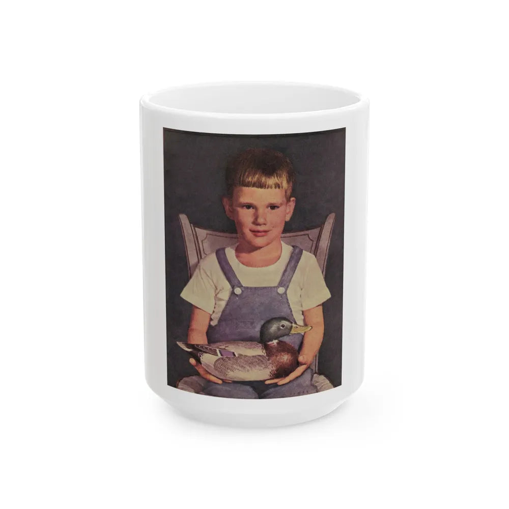 Front Cover, Woman's Day, February 1949 - White Coffee Mug-15oz-Go Mug Yourself