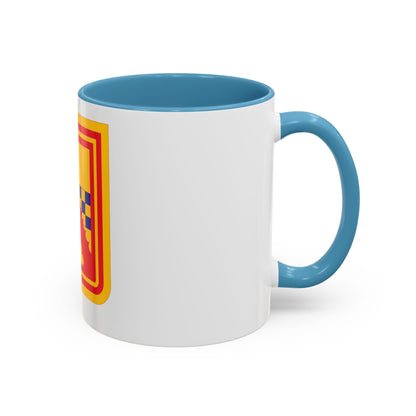 441st Antiaircraft Artillery Missile Battalion v2 (U.S. Army) Accent Coffee Mug