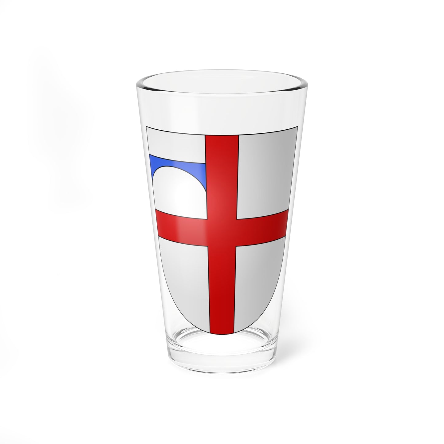 Tegna-coat of arms (Switzerland) (Coat of Arms) Pint Glass 16oz