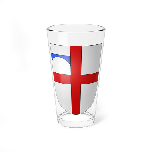 Tegna-coat of arms (Switzerland) (Coat of Arms) Pint Glass 16oz