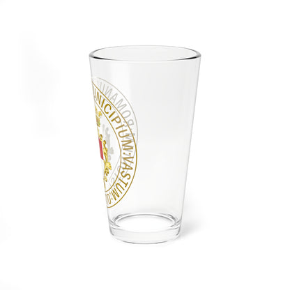 Vasto-Stemma-3 (Italy) (Coat of Arms) Pint Glass 16oz