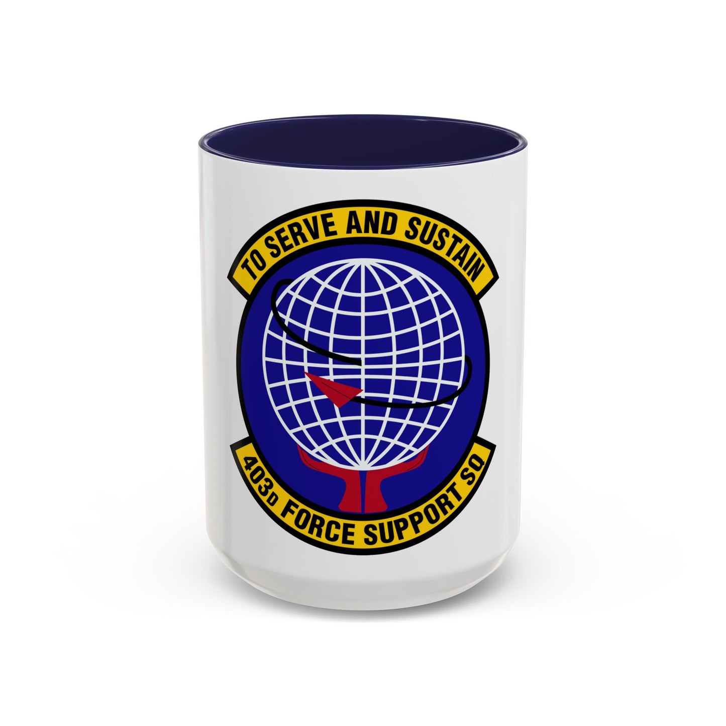 403 Force Support Squadron AFRC (U.S. Air Force) Accent Coffee Mug