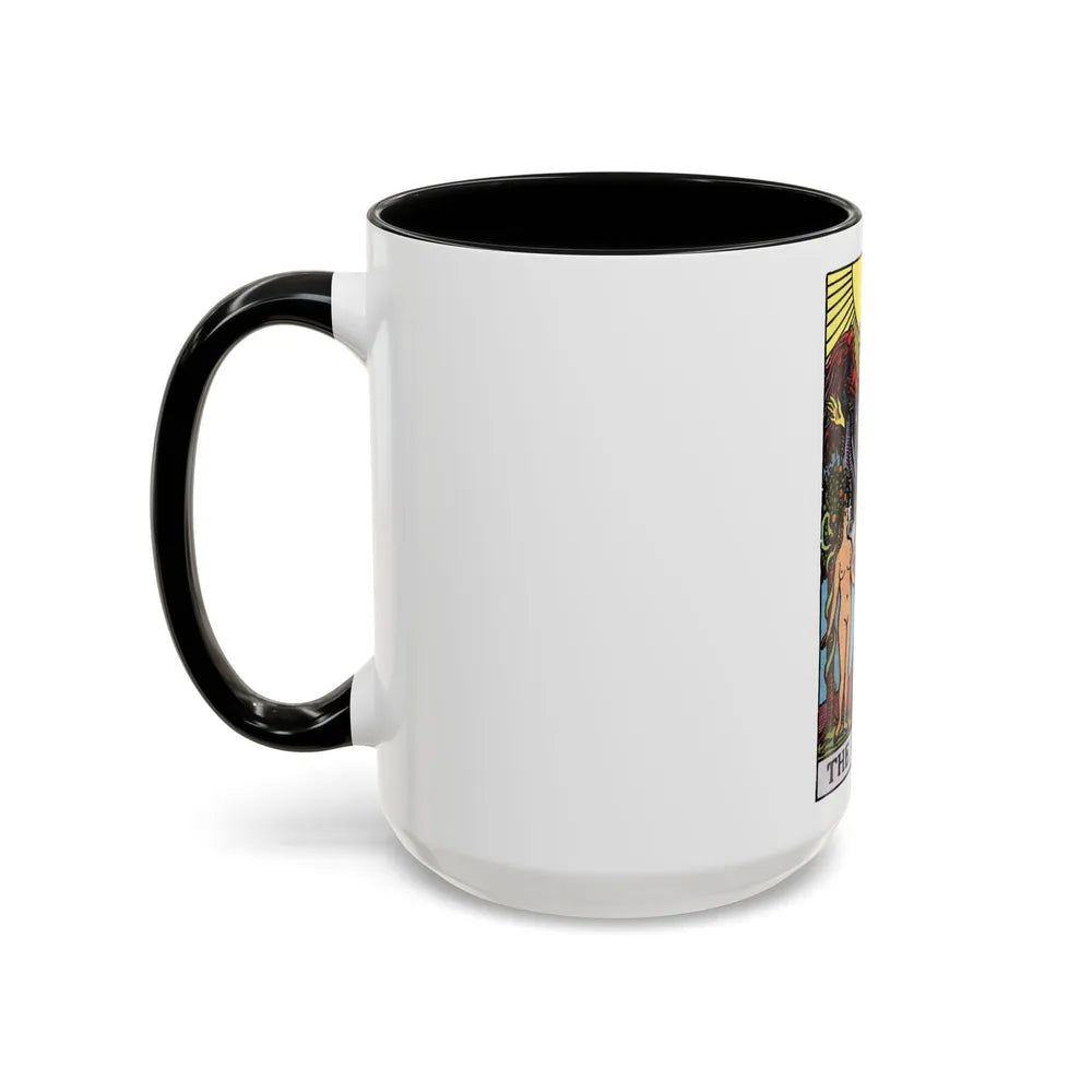 The Lovers (Tarot Card) Accent Coffee Mug-Go Mug Yourself