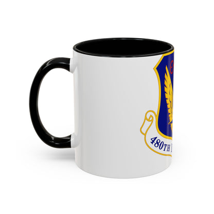 480 Intelligence Surveillance and Reconnaissance Group ACC (U.S. Air Force) Accent Coffee Mug