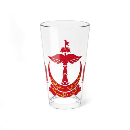 Emblem of Brunei (Brunei) (Coat of Arms) Pint Glass 16oz