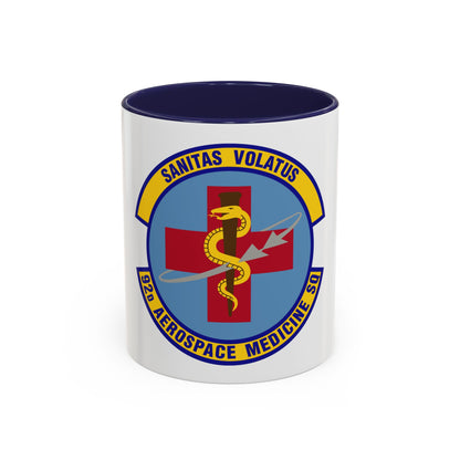 92d Aerospace Medicine Squadron (U.S. Air Force) Accent Coffee Mug