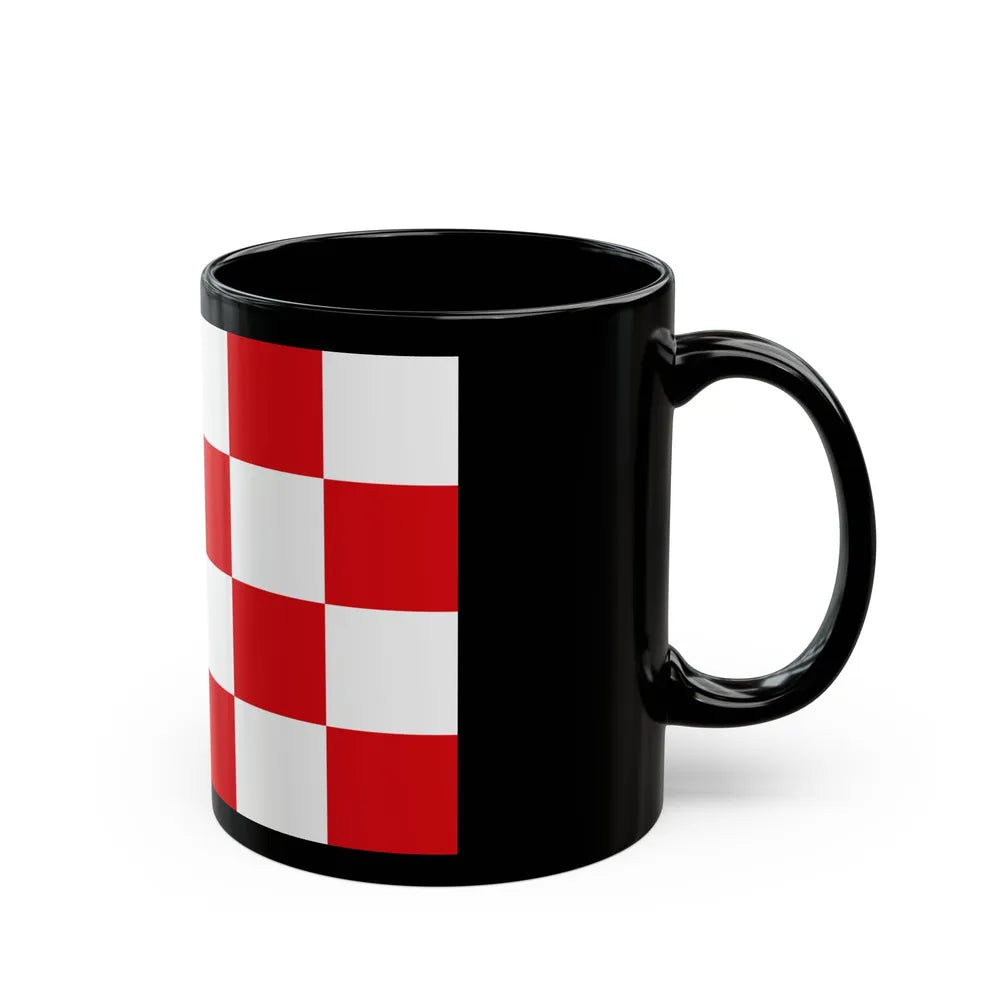 Flag of North Brabant Netherlands - Black Coffee Mug-Go Mug Yourself