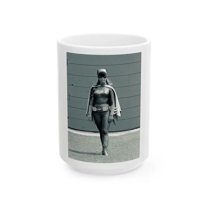 Yvonne Craig #167 - Batgirl Photo (Vintage Female Icon) White Coffee Mug-15oz-Go Mug Yourself