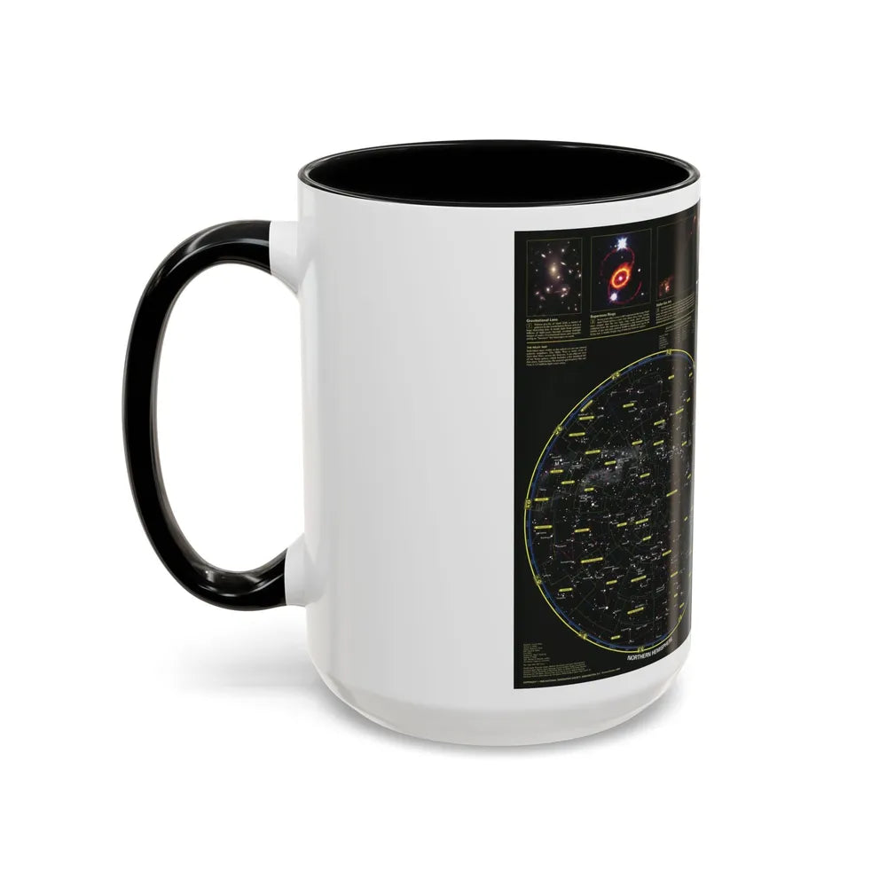 Heavens, The (1995) (Map) Accent Coffee Mug-Go Mug Yourself