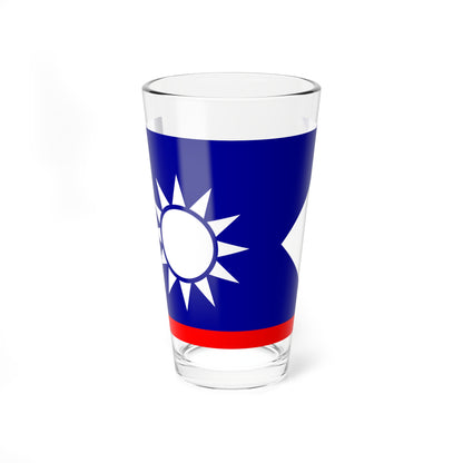 ROCN Senior Officers Flag 1929 (China) Pint Glass 16oz