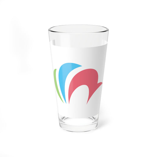 Flag of Namegata Ibaraki (Japan) Pint Glass 16oz