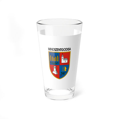 Flag of Mindszentgodisa (Hungary) Pint Glass 16oz