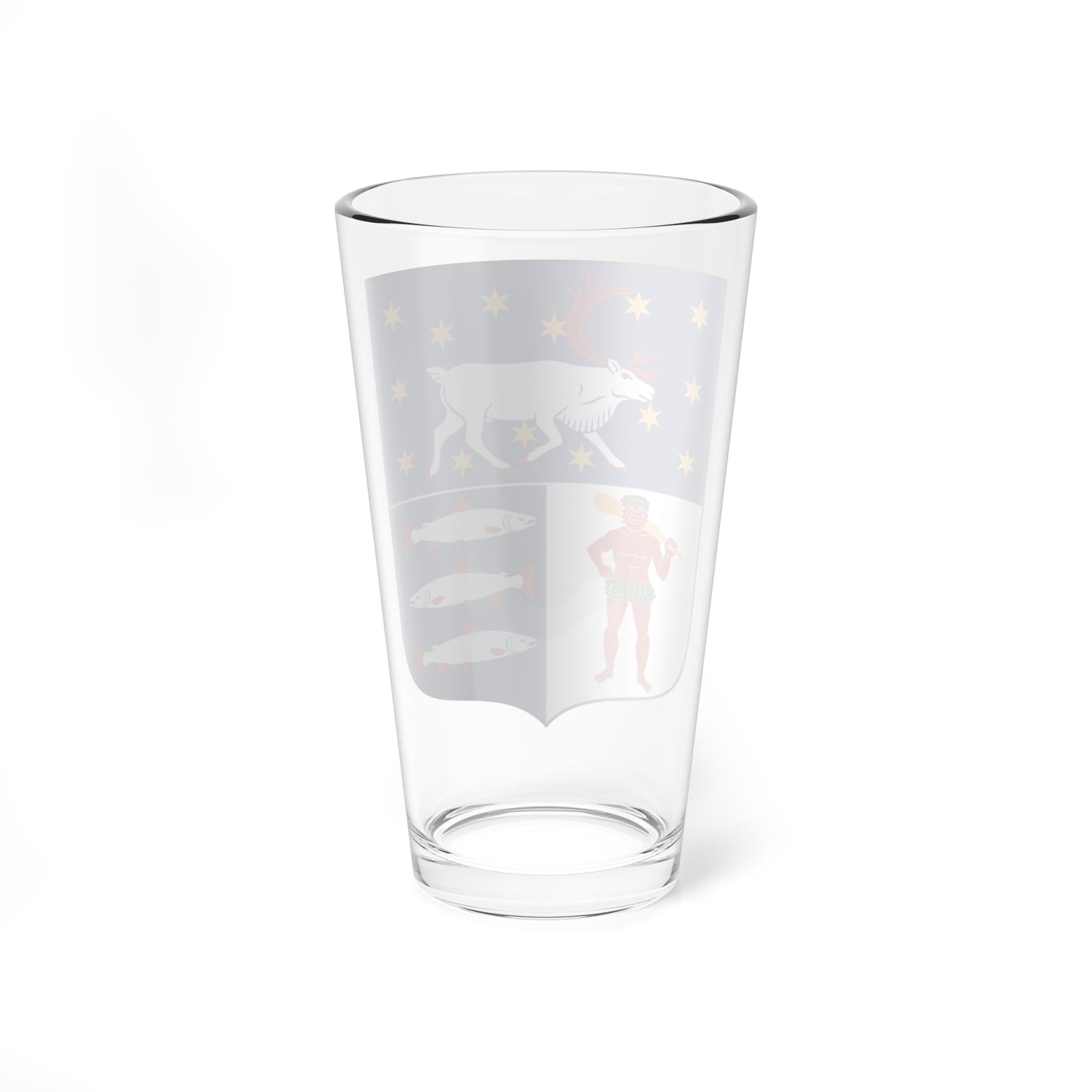 Västerbottens läns vapen (Sweden) (Coat of Arms) Pint Glass 16oz
