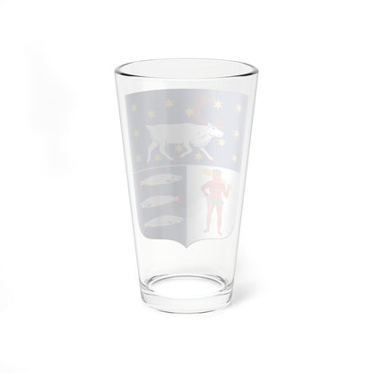 Västerbottens läns vapen (Sweden) (Coat of Arms) Pint Glass 16oz