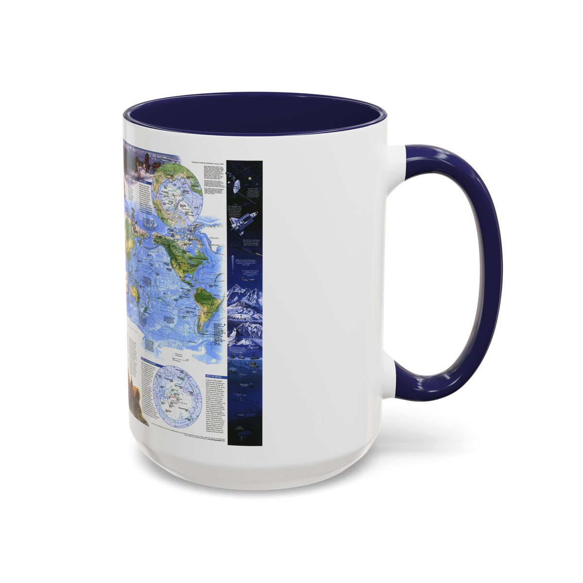 World Map - Exploration (1998) (Map) Accent Coffee Mug