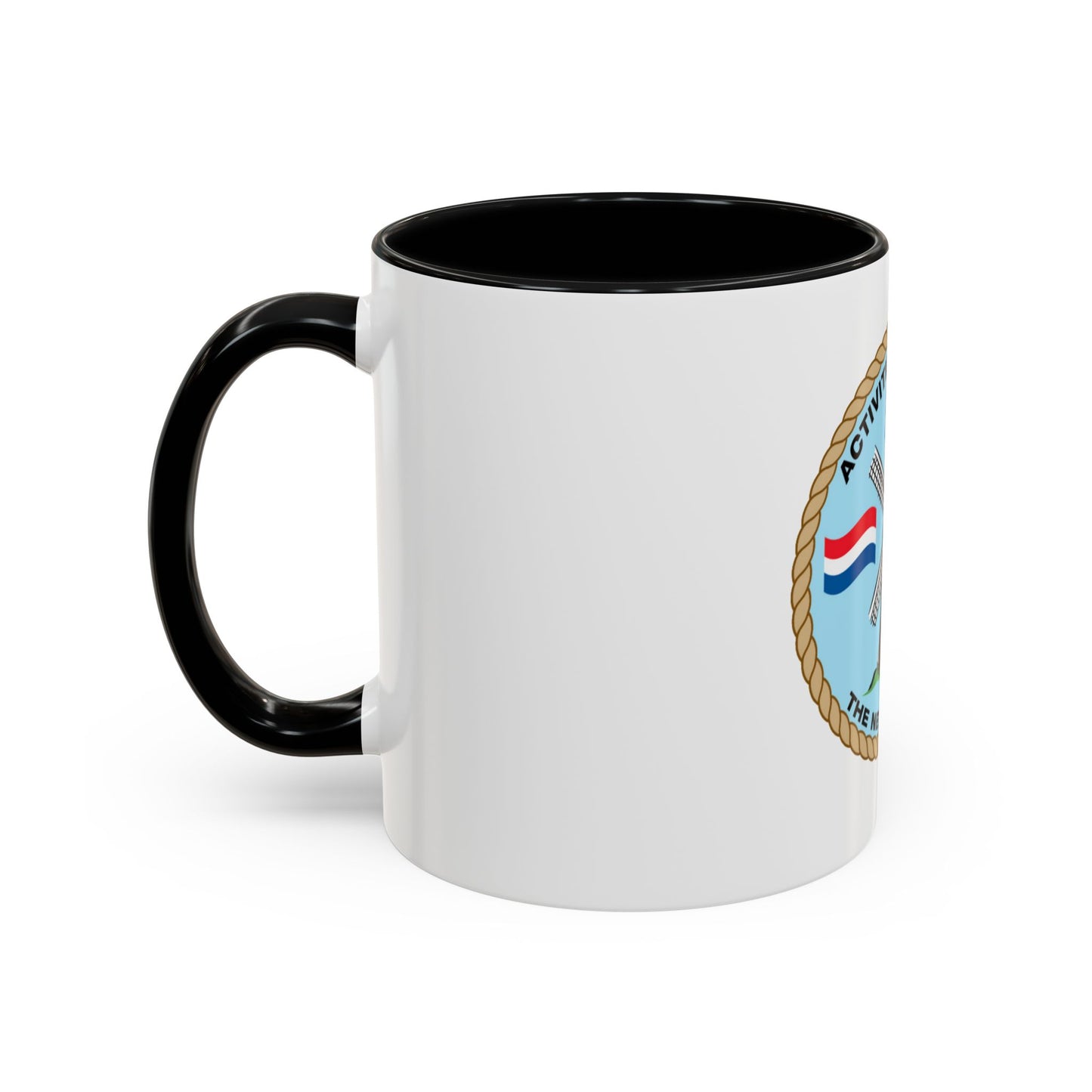 USCG Activities Europe the Netherlands (U.S. Coast Guard) Accent Coffee Mug