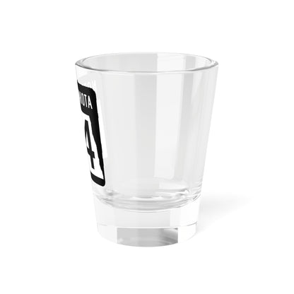 ND-24 2015 (North Dakota) (Road Sign) Shot Glass 1.5oz