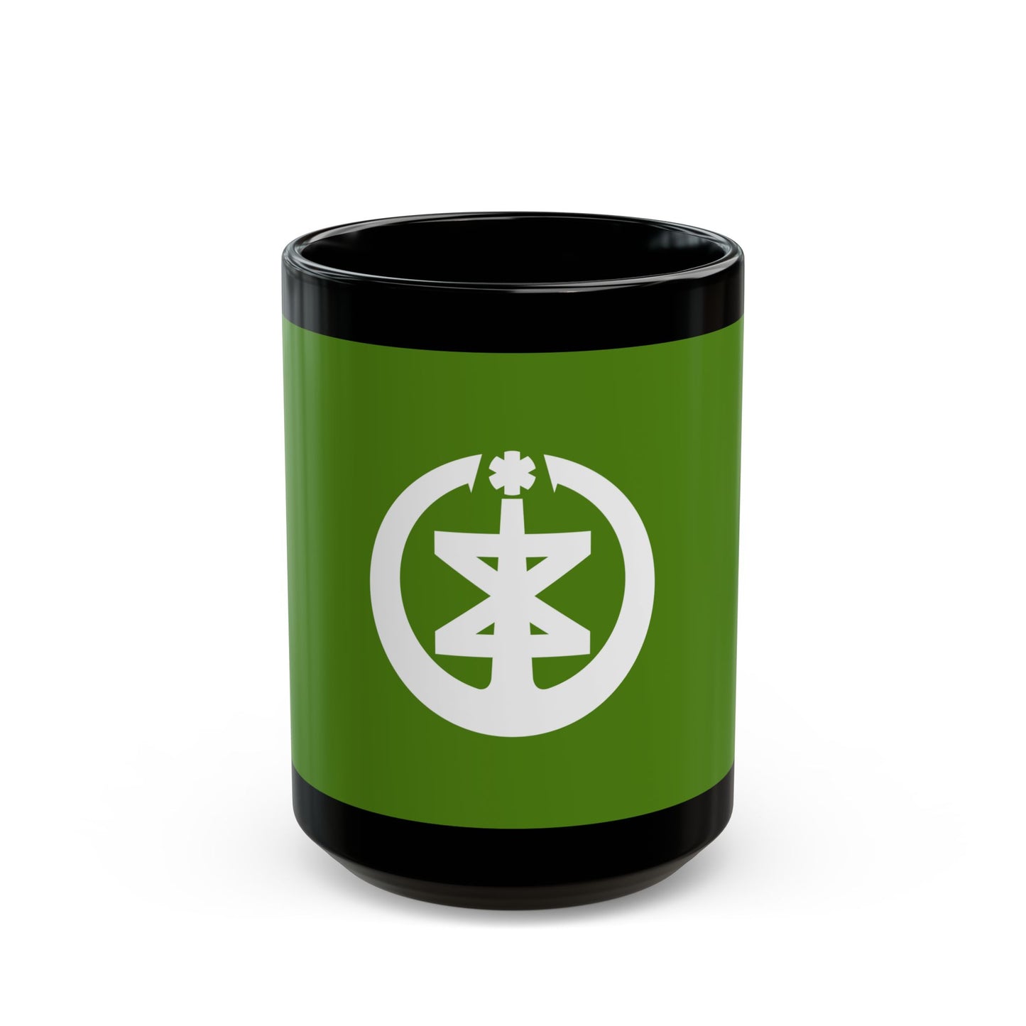 Flag of Niigata Niigata Japan - Black Coffee Mug-15oz-Go Mug Yourself