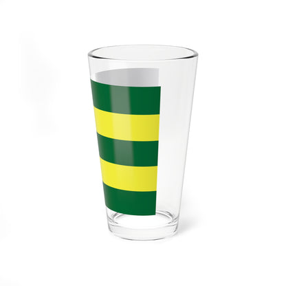 Rank flag of Air Marshal of Brazilian Air Force (Brazil) Pint Glass 16oz