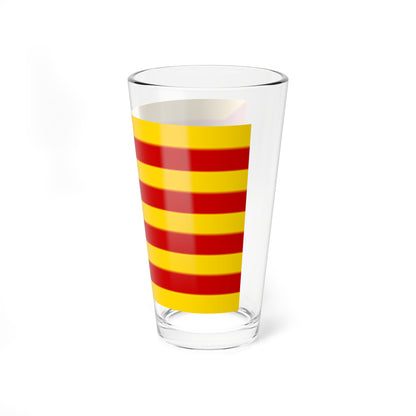 Estelada Roja (Spain) Pint Glass 16oz