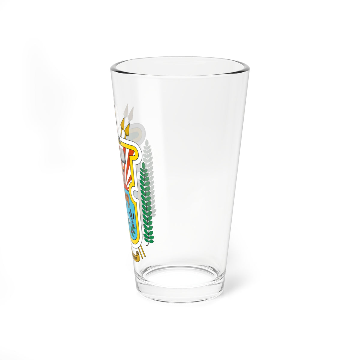 Escudo Municipal de Urumita - La Guajira (Colombia) (Coat of Arms) Pint Glass 16oz