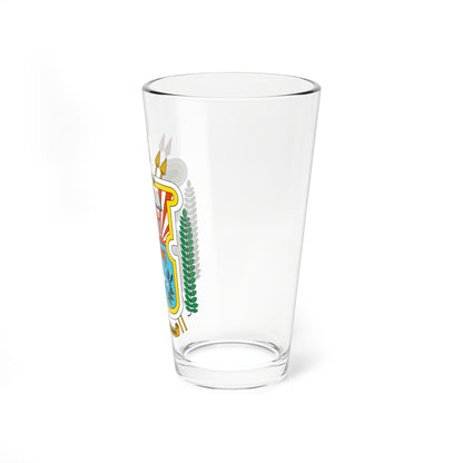 Escudo Municipal de Urumita - La Guajira (Colombia) (Coat of Arms) Pint Glass 16oz