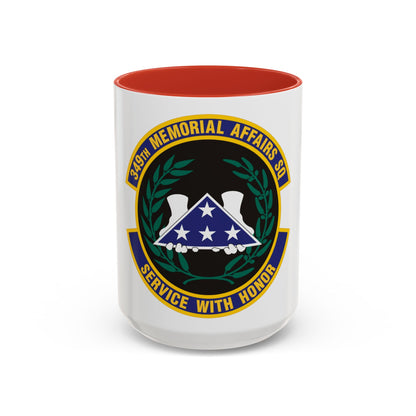 349th Memorial Affairs Squadron (U.S. Air Force) Accent Coffee Mug