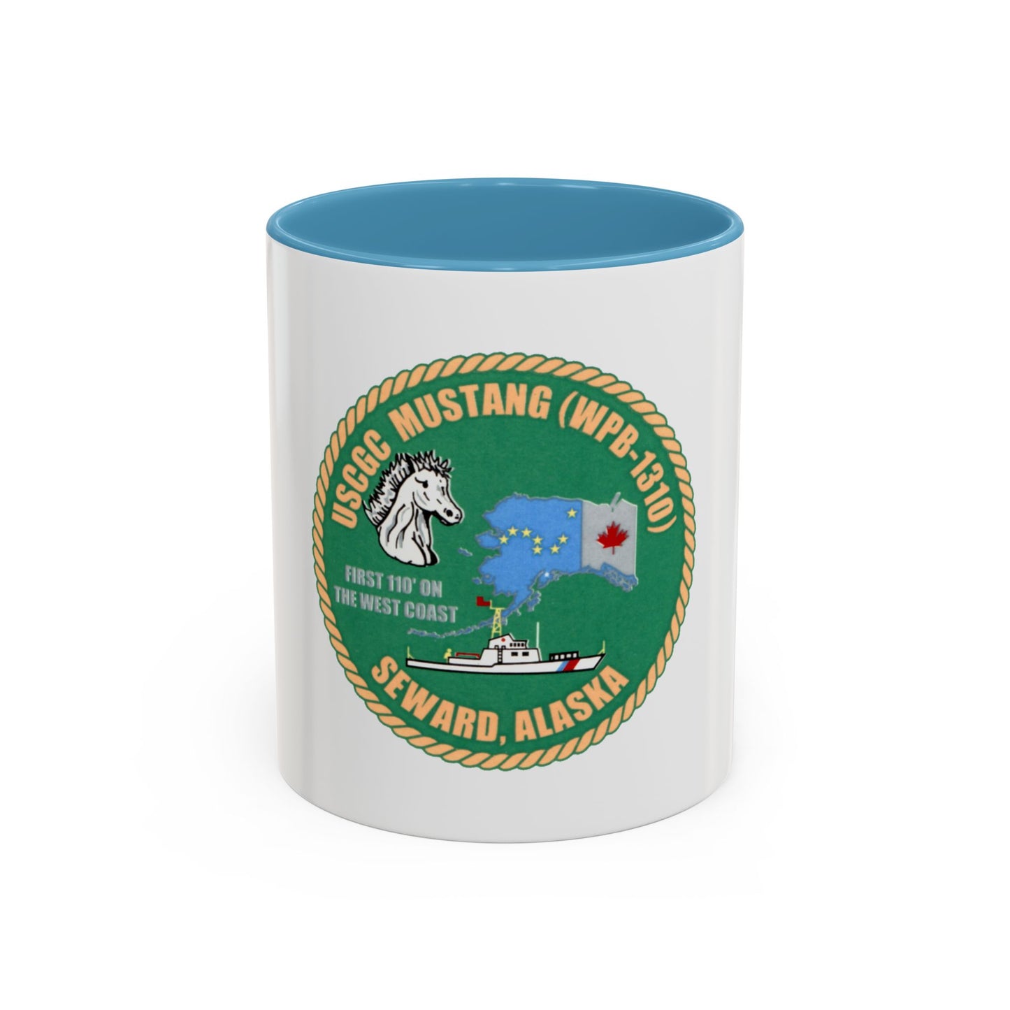 USCGC Mustang WPB 1310 v2 (U.S. Coast Guard) Accent Coffee Mug
