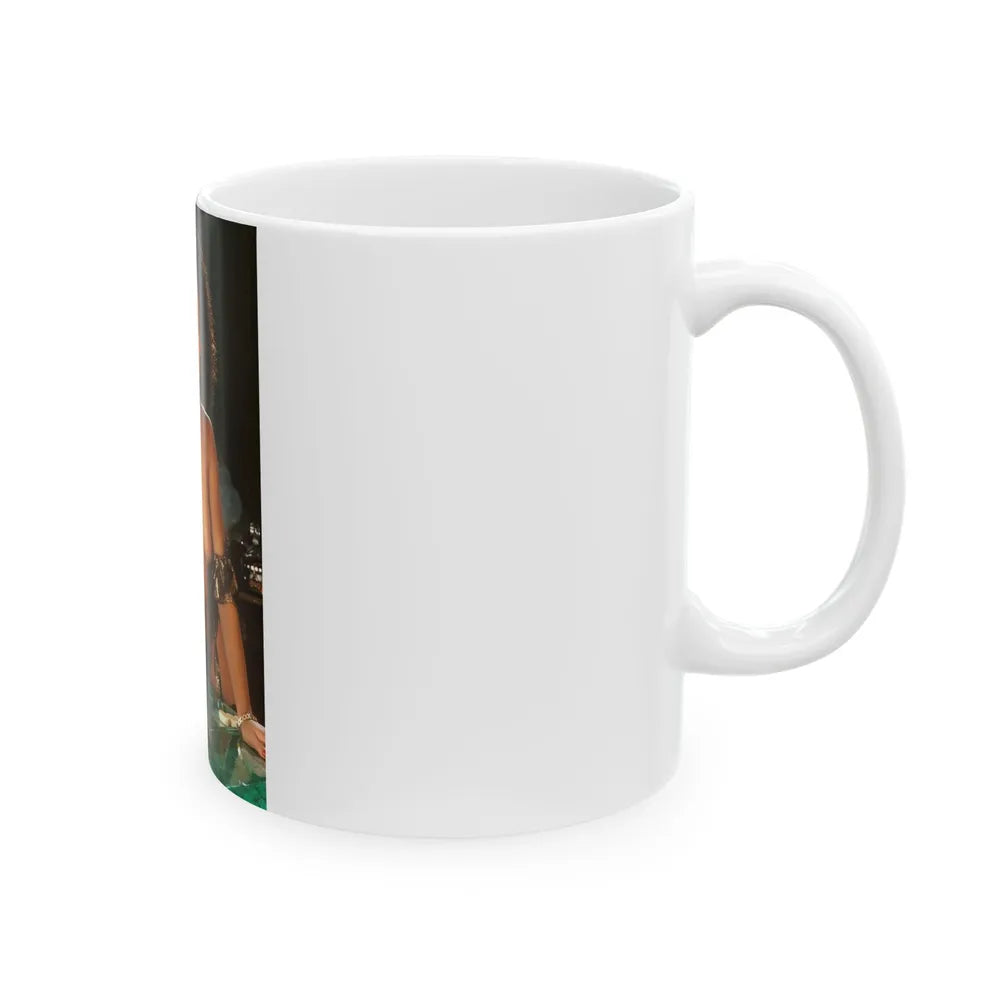 Ola Ray #47 (Vintage Female Icon) White Coffee Mug-Go Mug Yourself