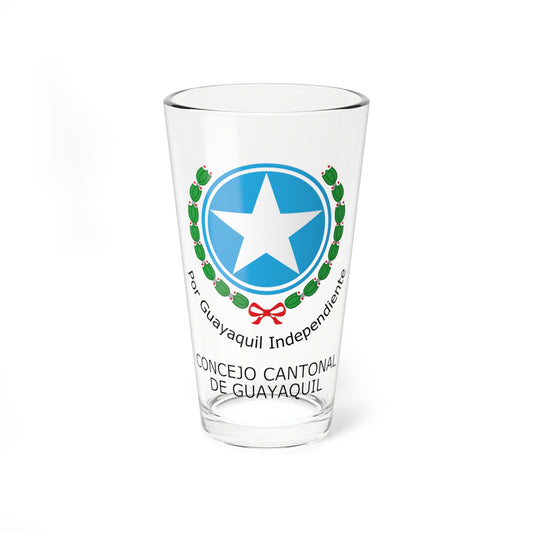 Escudo de Guayaquil Concejo Cantonal (Ecuador) (Coat of Arms) Pint Glass 16oz
