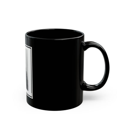 General Josiah Miller, Inspector General, Half-Length Portrait, Seated, Facing Left (U.S. Civil War) Black Coffee Mug