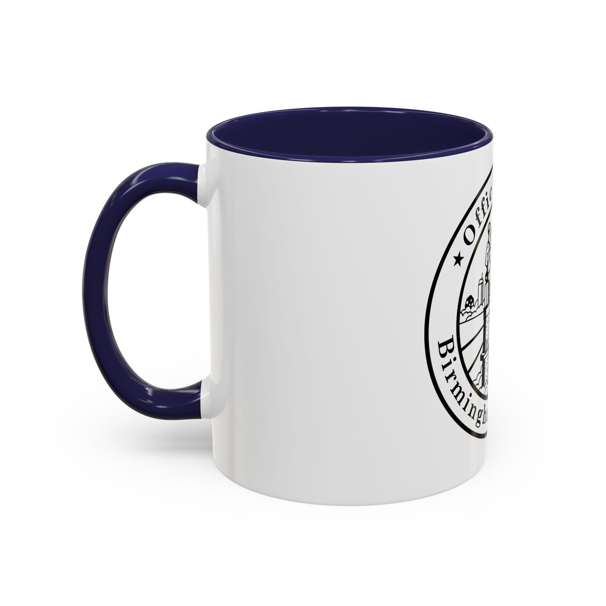 Seal of Birmingham Alabama - Accent Coffee Mug